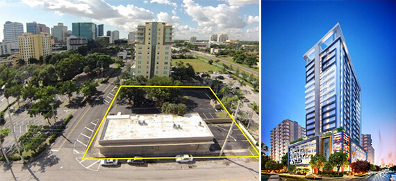 Flagler-Village-site-and-a-rendering-of-the-project