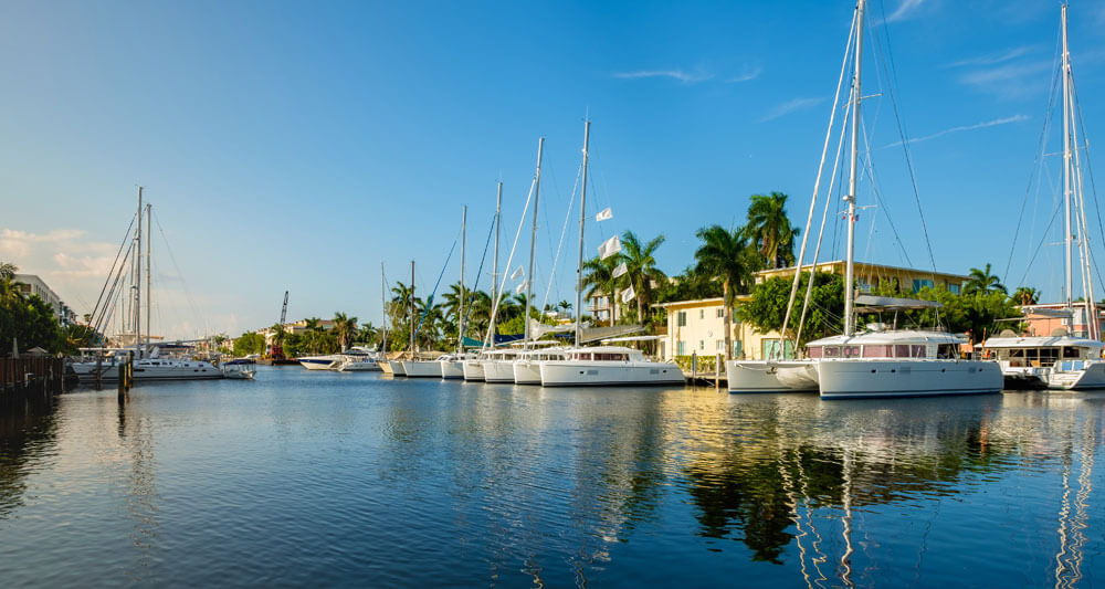 water view with boats